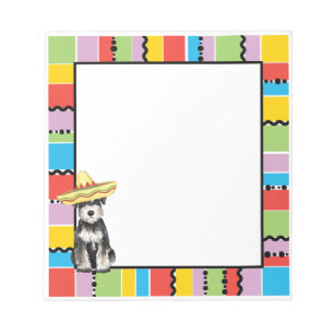 Bloc De Notas Fiesta Miniatura Schnauzer