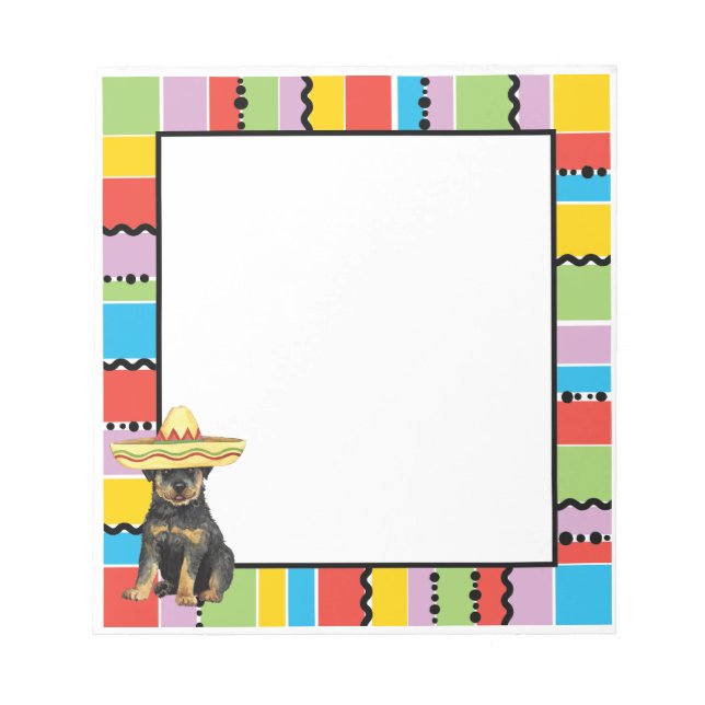 Bloc De Notas Fiesta Rottweiler (Frente)