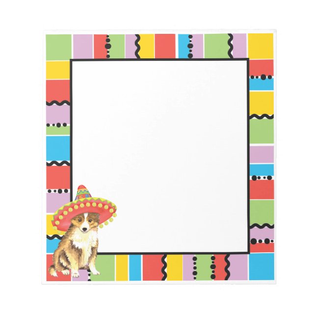 Bloc De Notas Fiesta Sheltie (Frente)