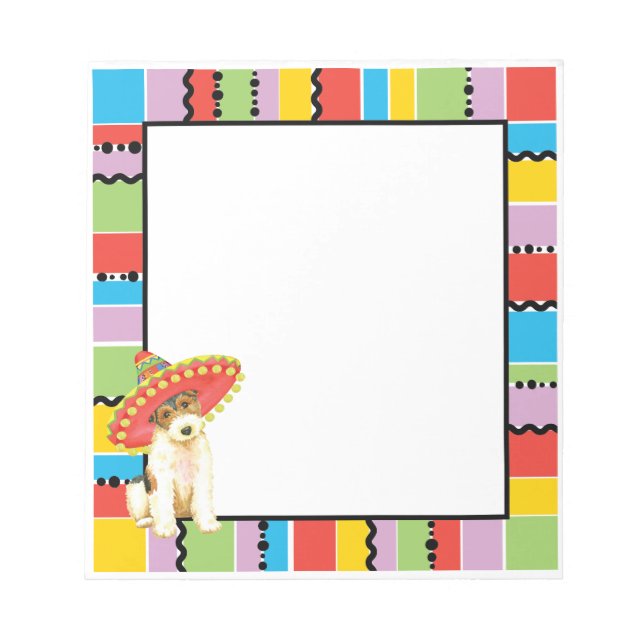 Bloc De Notas Fiesta Wire Fox Terrier (Frente)