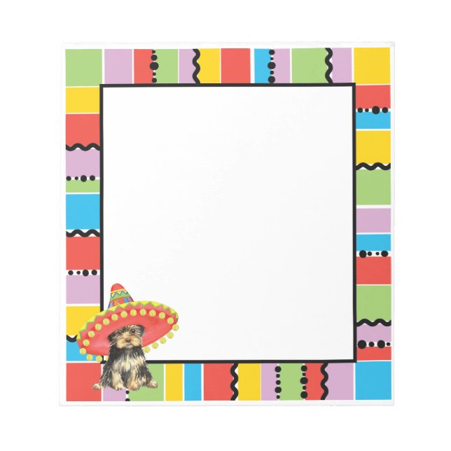 Bloc De Notas Fiesta Yorkie (Frente)