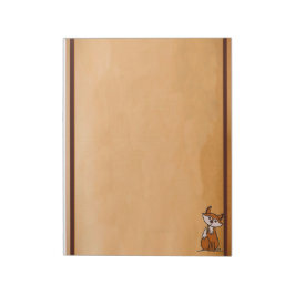 Bloc De Notas Figdewdrop Fig the fox tear away notepad
