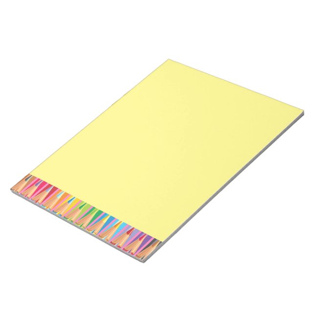 Bloc De Notas Filas de lápices de colores (Lado Derecho)