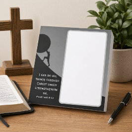 Bloc De Notas Filipenses 4:13 KJV Versículo Bíblico Gigante Pied