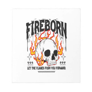 Bloc De Notas Fireborn Skull Urban Streetwear