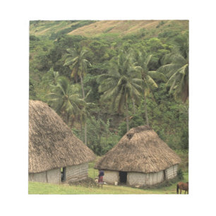 Bloc De Notas Fiyi, Viti Levu, Navala, casas tradicionales Bure