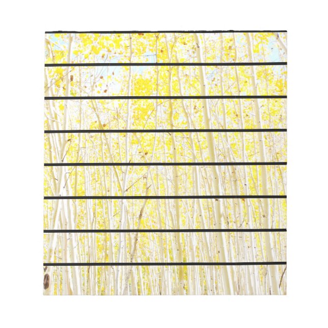 Bloc De Notas Flagstaff, Arizona, arboles de alcahuelas de vaini (Frente)