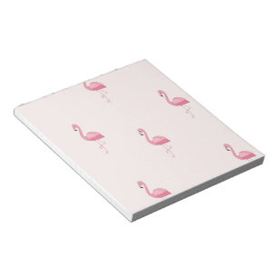 Bloc De Notas Flamingo de pie rosado