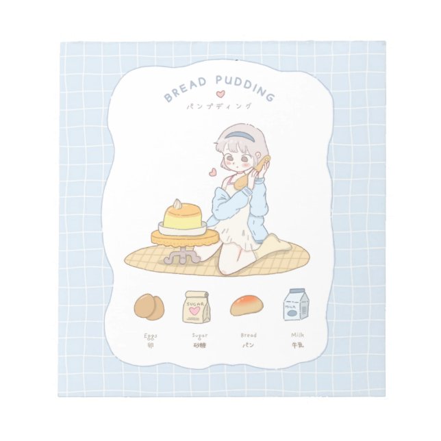 Bloc De Notas ✩°｡⋆⸜ 🌸 Flan Soñador Suave 🌸 ⸝⋆｡°✩  (Frente)