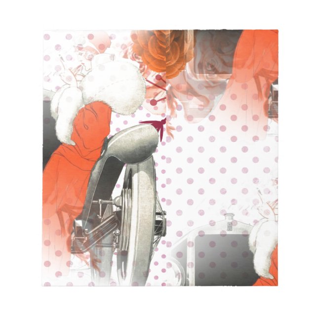 Bloc De Notas flapper polkadots (Frente)