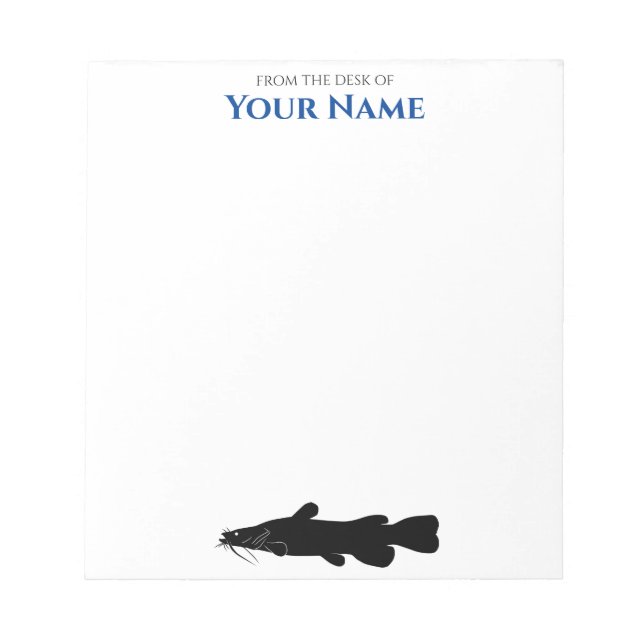 Bloc De Notas Flathead Catfish - Notepad personalizado (Frente)