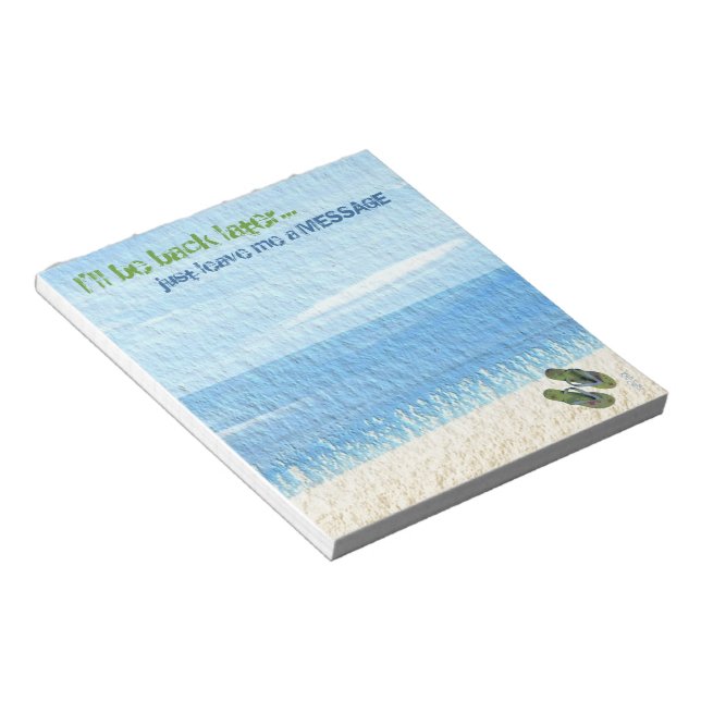 Bloc De Notas Flip Flops (Lado Derecho)