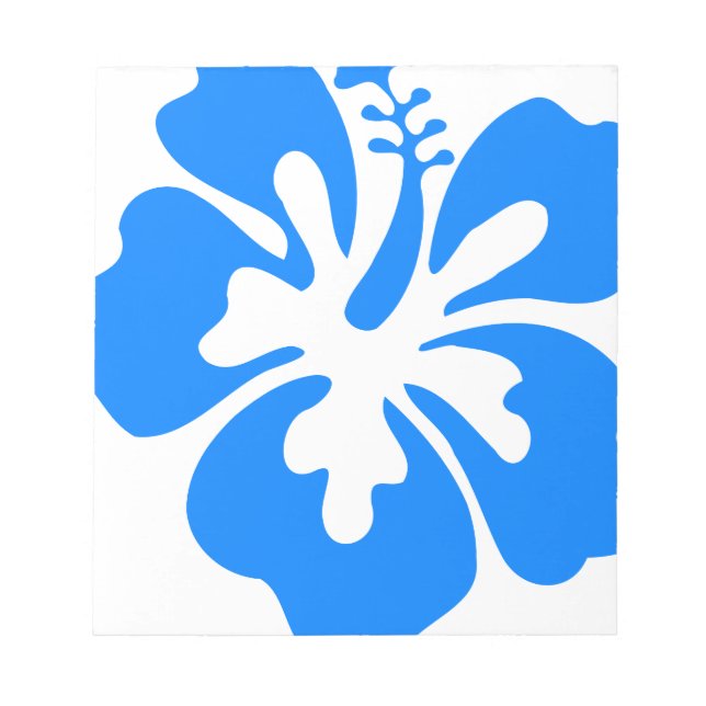 Bloc De Notas Flor azul hibiscus (Frente)