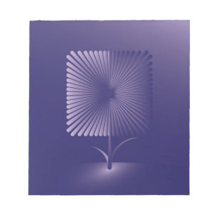 Bloc De Notas Flor cuadrada violeta