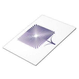 Bloc De Notas Flor cuadrada violeta nb