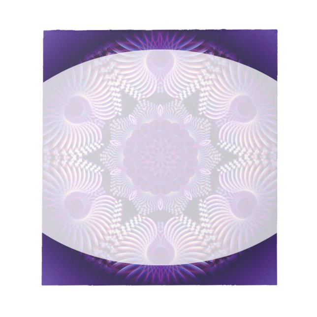 Bloc De Notas Flor de Apofisis Kaleidoscope I (Frente)