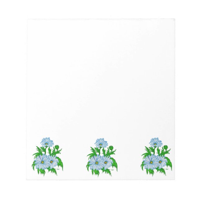 Bloc De Notas Flor de Daisies (Frente)