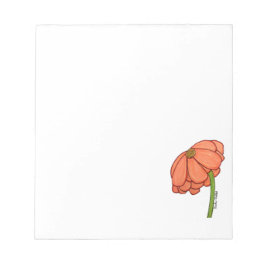 Bloc De Notas Flor de Naranja