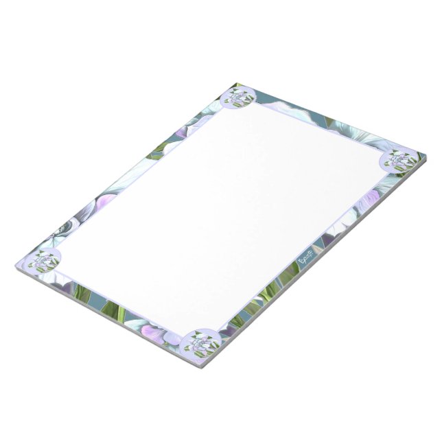 Bloc De Notas Flor de Smeraldo (Lado Derecho)