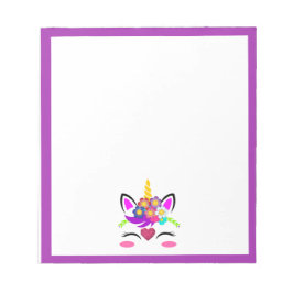 Bloc De Notas Flor de unicornio