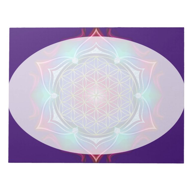 Bloc De Notas Flor de vida / Blume des Lebens - Mandala IV (Frente)