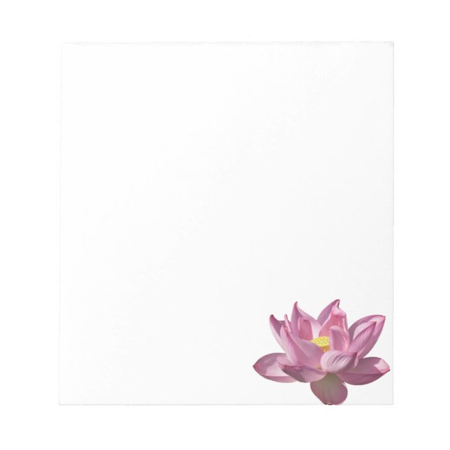 Bloc De Notas Flor rosa Lotus IV (Frente)