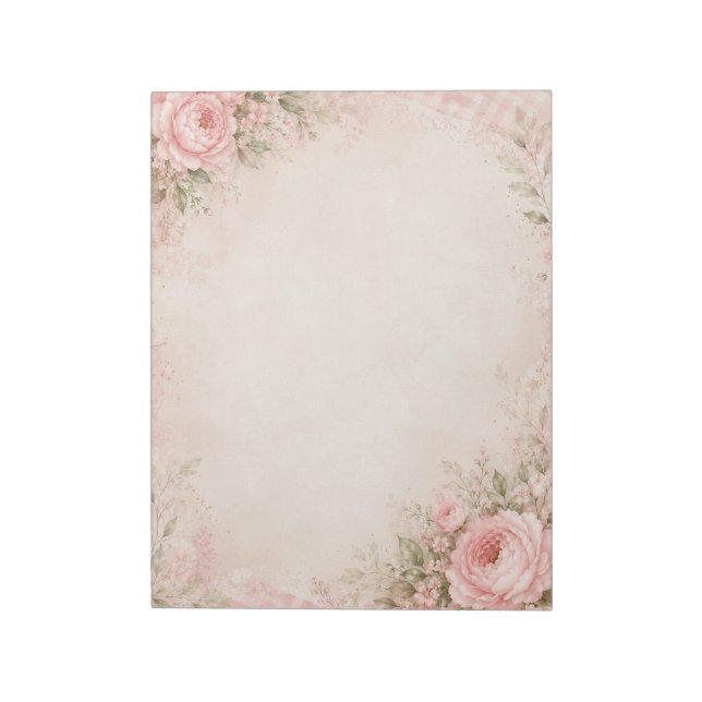 Bloc de notas floral (Lado Izquierdo)