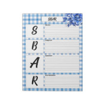 Floral Azul Gingham _ SBAR Temp