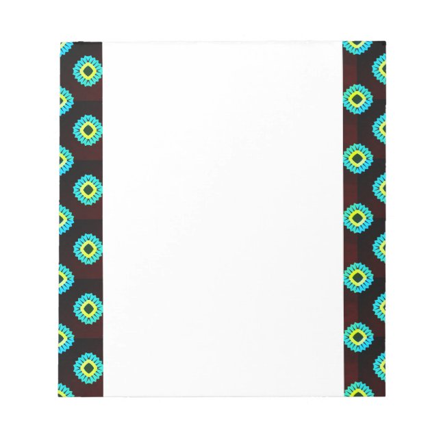 Bloc De Notas Floral azul OT 96 (Frente)