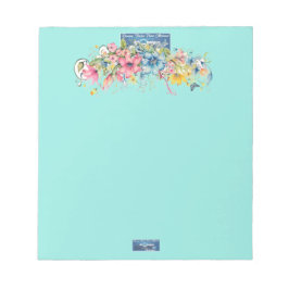 Bloc de notas (Floral Blue-Notes2) RFPMDesigns 202