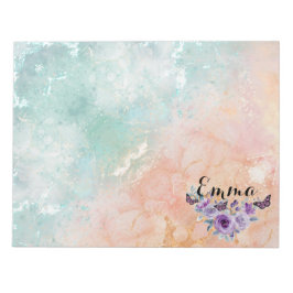 Bloc De Notas Floral bouquet purple garden