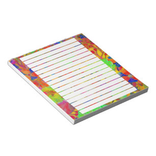 Bloc De Notas floral brillante