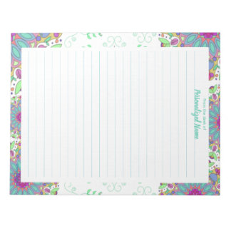 Bloc De Notas Floral Finesse Lined