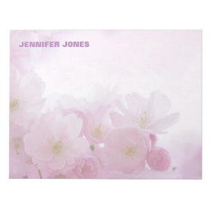 Bloc De Notas Floral Girly Cute Elegante Profesional Moderno
