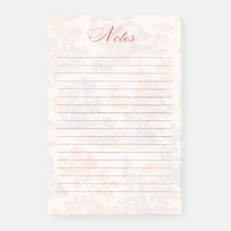 Bloc de notas Floral Toile Vintage