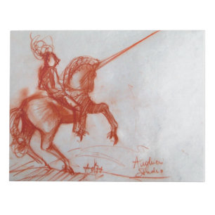BLOC DE NOTAS FLORENTINE KNIGHT EN HORSEBACK