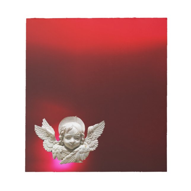 Bloc De Notas FLORENTINE RENAISSANCE ANGEL, rojo (Frente)