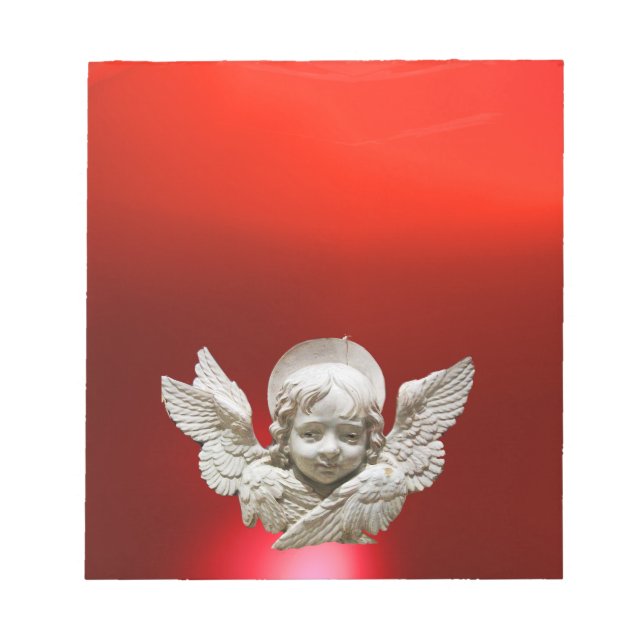 Bloc De Notas FLORENTINE RENAISSANCE ANGEL, rojo (Frente)