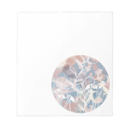 Bloc De Notas Flores acuáticas blancas