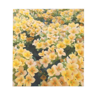 Bloc De Notas Flores Amarillas