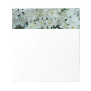 Bloc De Notas Flores blancas de arcissus paperblancas