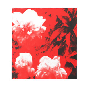 Bloc De Notas Flores blancas de Stratford-sobre-Avon en el jGibn