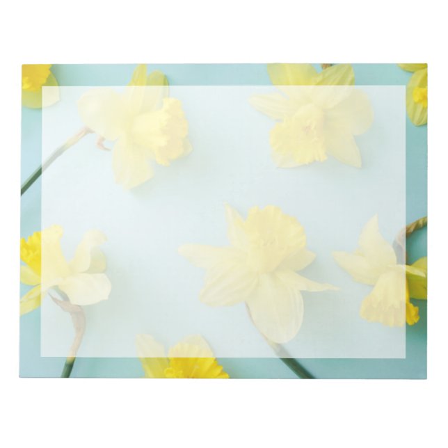 Bloc De Notas Flores | Daffoditos amarillos (Frente)