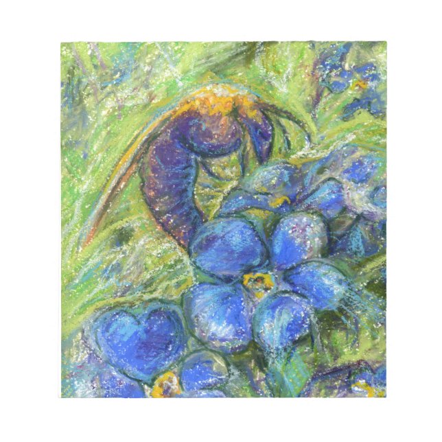 Bloc De Notas Flores de abeja y olvidadiza (Frente)