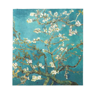 Bloc De Notas Flores de Almendro al estilo del Clasicismo de Van