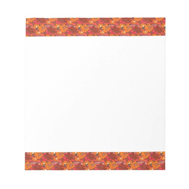 Bloc De Notas Flores de Falln Groovy (Frente)