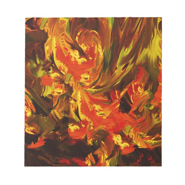 Bloc De Notas Flores de fantasía (Frente)