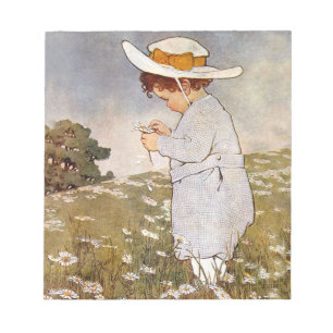 Bloc De Notas Flores de las mareas antiguas para picar niños