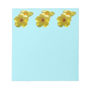 Bloc De Notas Flores de trompeta doradas I