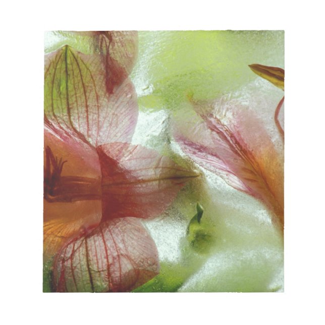 Bloc De Notas Flores en hielo (Frente)